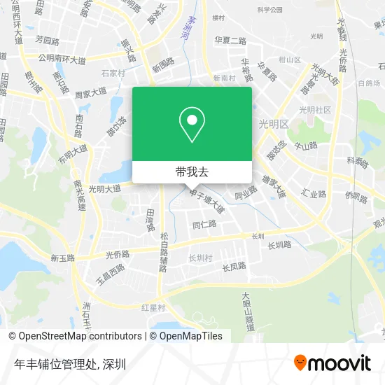 年丰铺位管理处地图