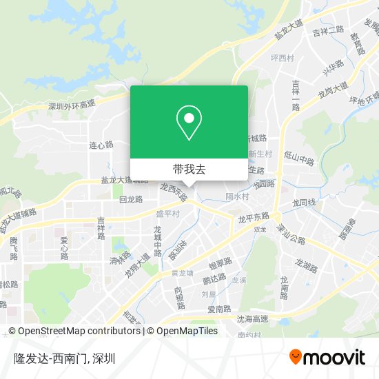 隆发达-西南门地图