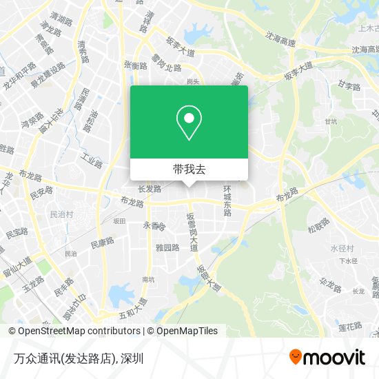 万众通讯(发达路店)地图