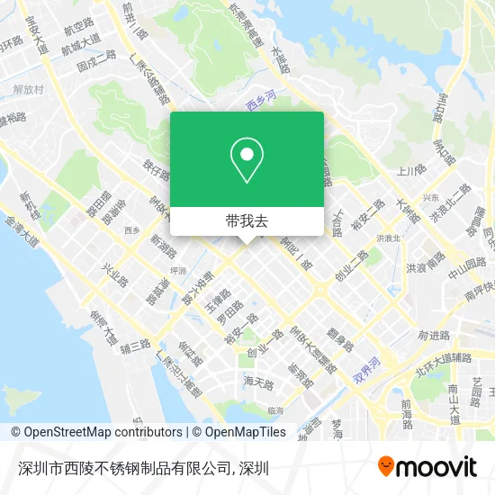 深圳市西陵不锈钢制品有限公司地图