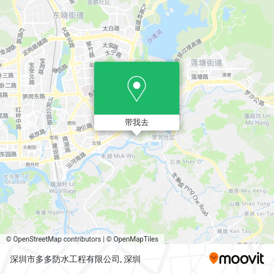 深圳市多多防水工程有限公司地图