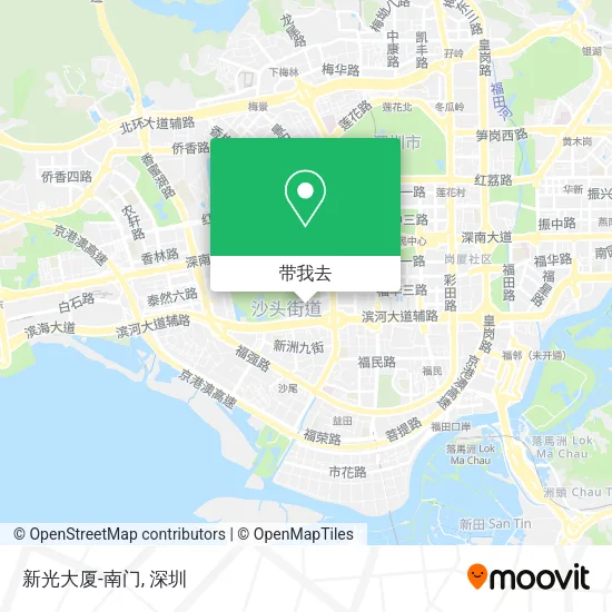 新光大厦-南门地图