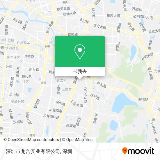 深圳市龙合实业有限公司地图