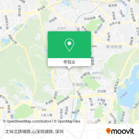 文锦北路辅路,山深线辅路地图