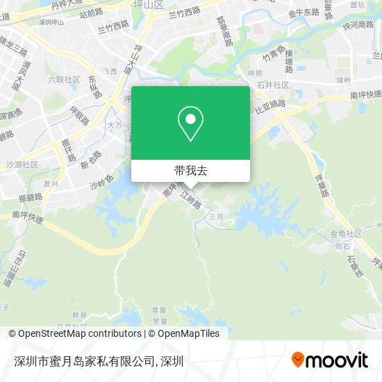 深圳市蜜月岛家私有限公司地图