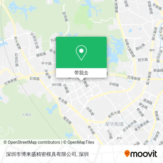 深圳市博来盛精密模具有限公司地图