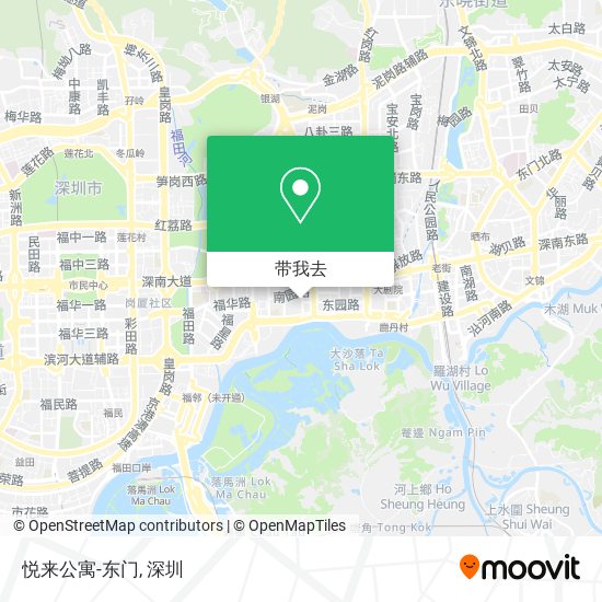 悦来公寓-东门地图