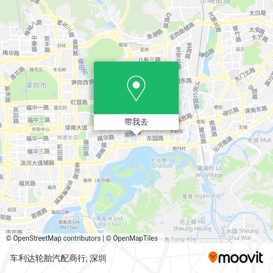 车利达轮胎汽配商行地图