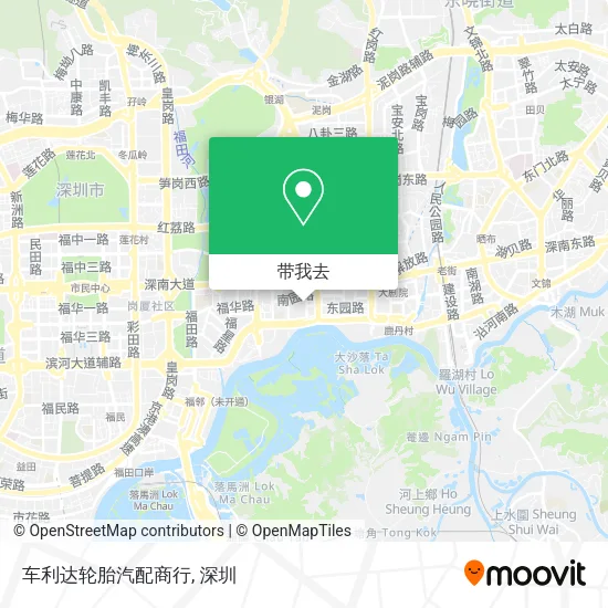 车利达轮胎汽配商行地图