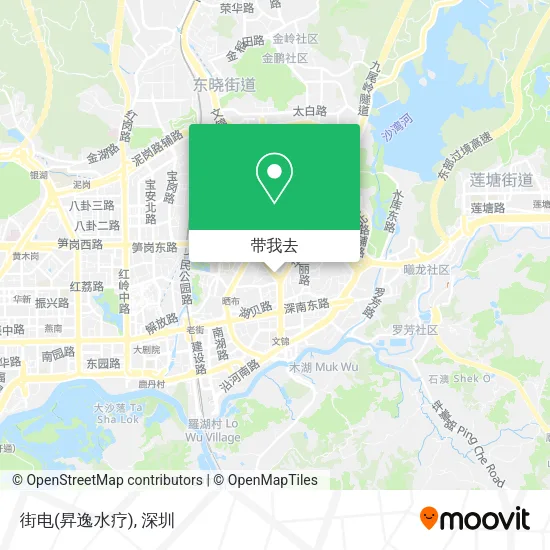 街电(昇逸水疗)地图