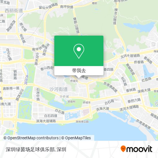 深圳绿茵场足球俱乐部地图