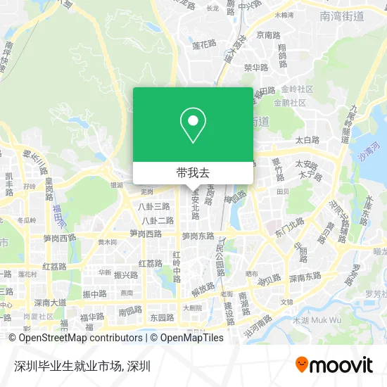 深圳毕业生就业市场地图