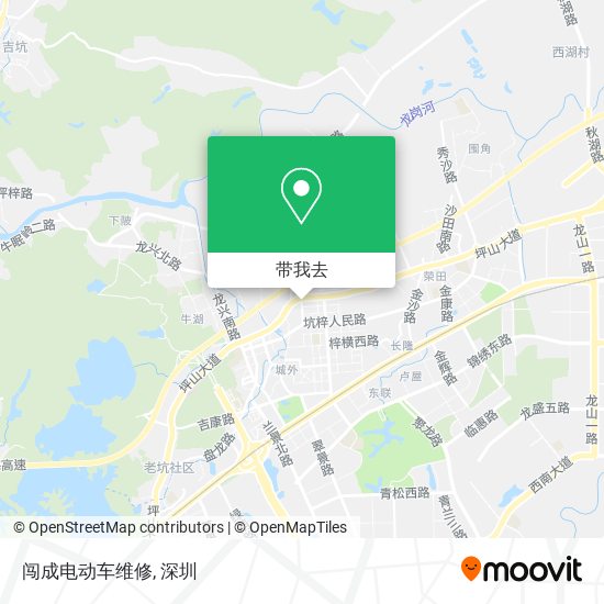 闯成电动车维修地图