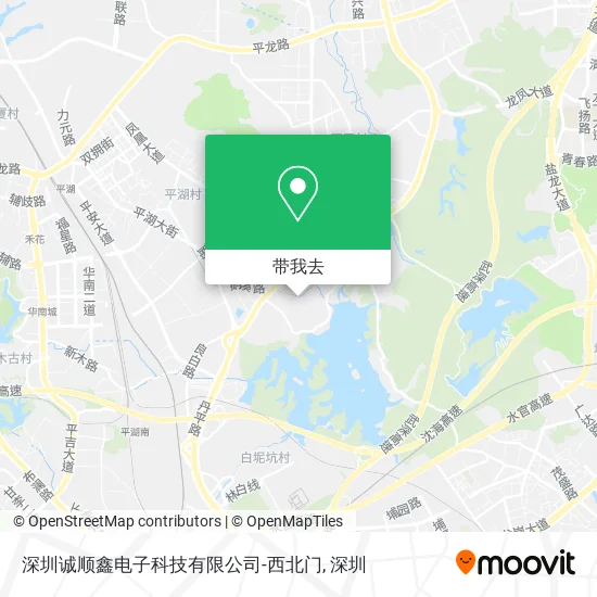 深圳诚顺鑫电子科技有限公司-西北门地图