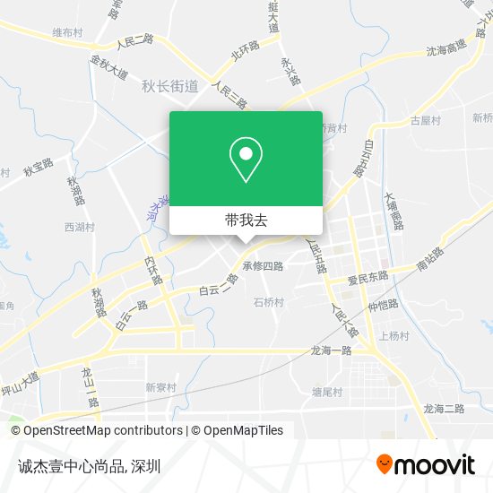 诚杰壹中心尚品地图