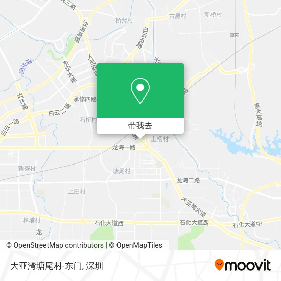 大亚湾塘尾村-东门地图
