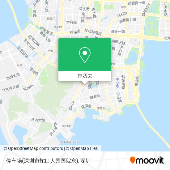 停车场(深圳市蛇口人民医院东)地图