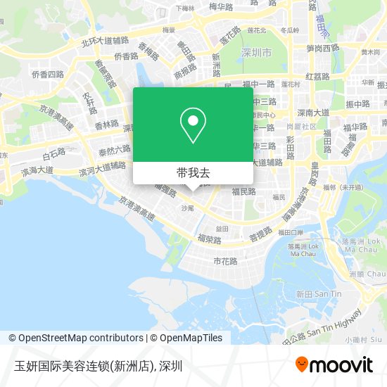 玉妍国际美容连锁(新洲店)地图