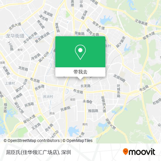 屈臣氏(佳华领汇广场店)地图