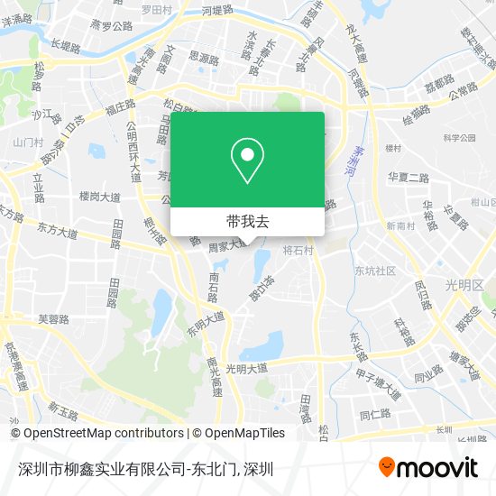 深圳市柳鑫实业有限公司-东北门地图
