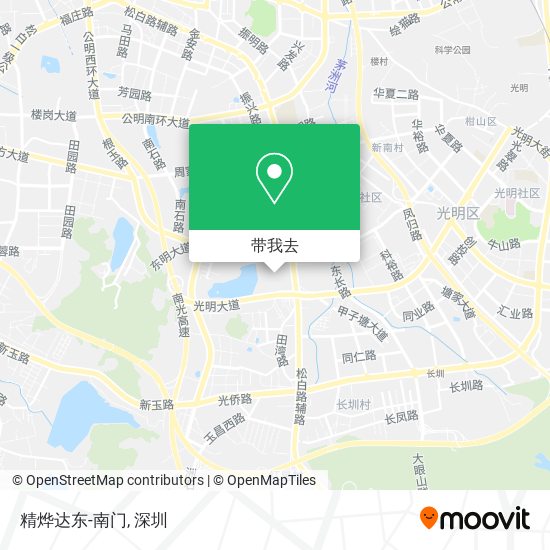 精烨达东-南门地图
