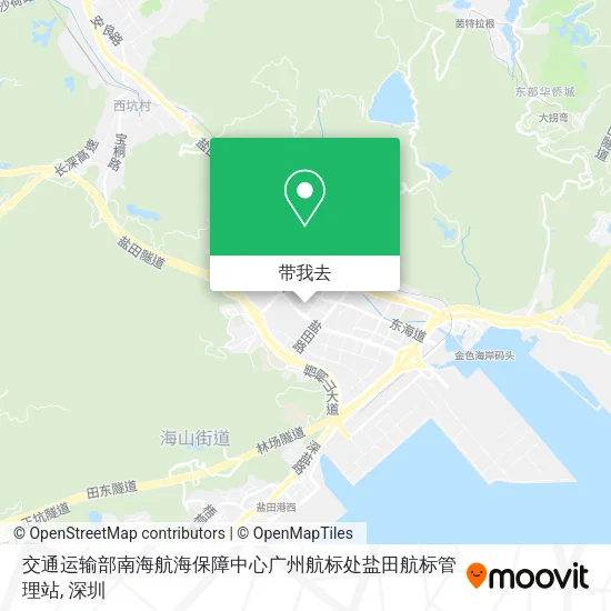 交通运输部南海航海保障中心广州航标处盐田航标管理站地图