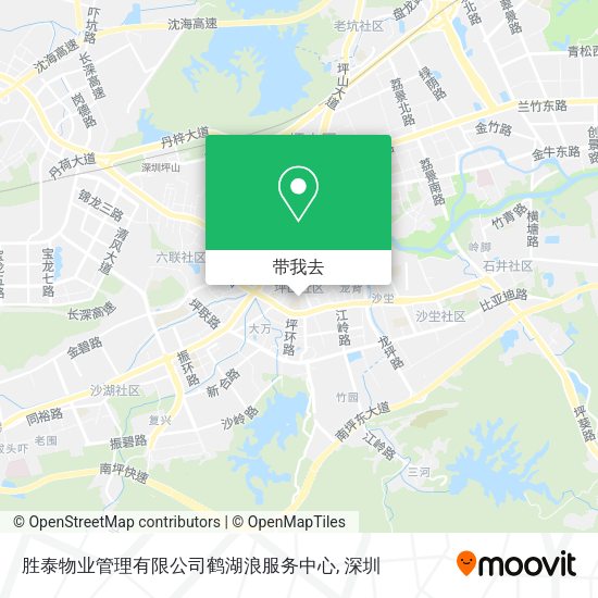 胜泰物业管理有限公司鹤湖浪服务中心地图