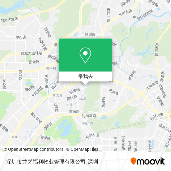 深圳市龙岗福利物业管理有限公司地图