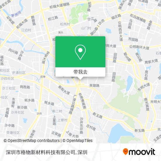 深圳市格物新材料科技有限公司地图