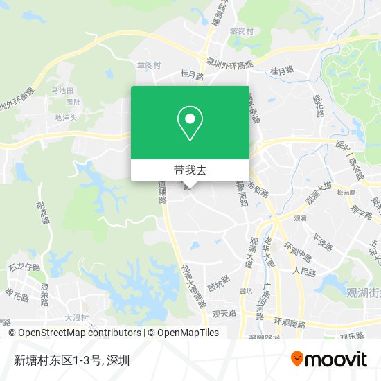 新塘村东区1-3号地图