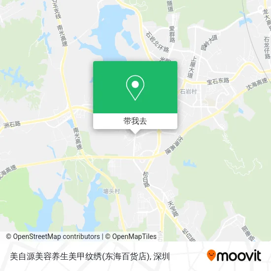 美自源美容养生美甲纹绣(东海百货店)地图