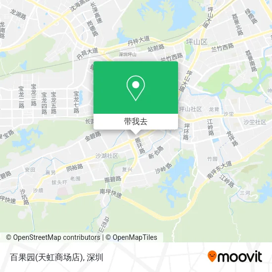 百果园(天虹商场店)地图