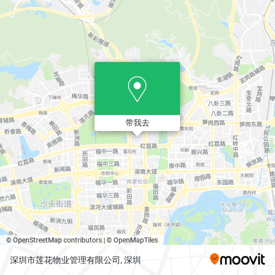 深圳市莲花物业管理有限公司地图