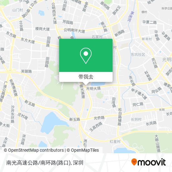 南光高速公路/南环路(路口)地图