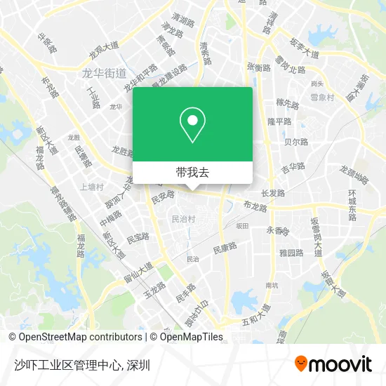 沙吓工业区管理中心地图