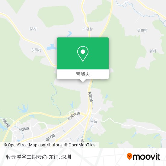 牧云溪谷二期云尚-东门地图