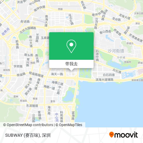 SUBWAY (赛百味)地图