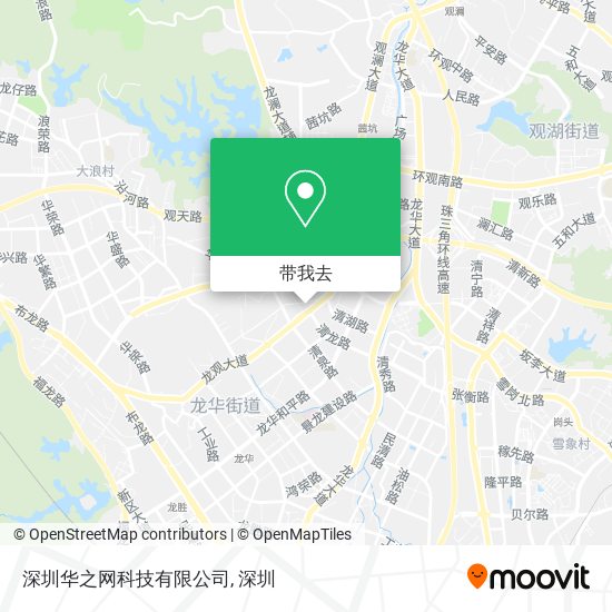 深圳华之网科技有限公司地图