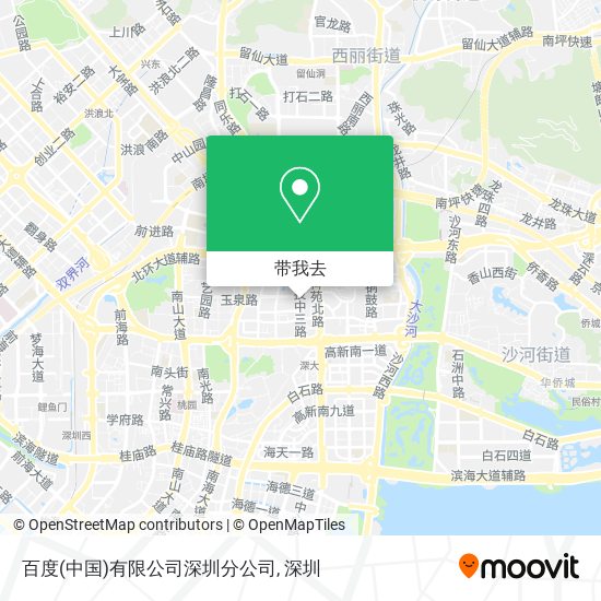 百度(中国)有限公司深圳分公司地图