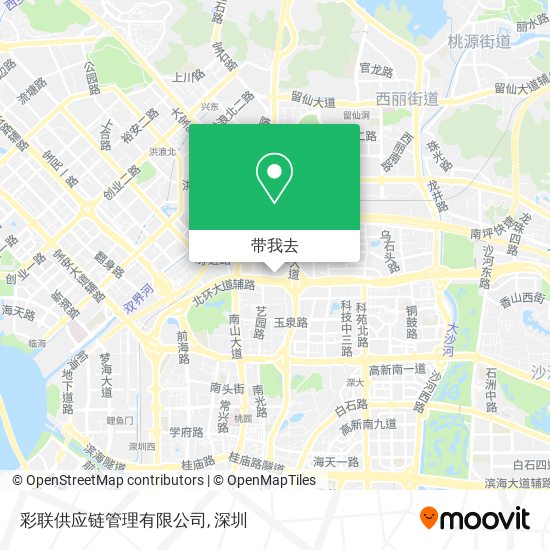 彩联供应链管理有限公司地图