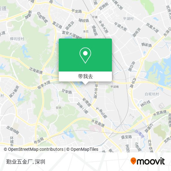勤业五金厂地图