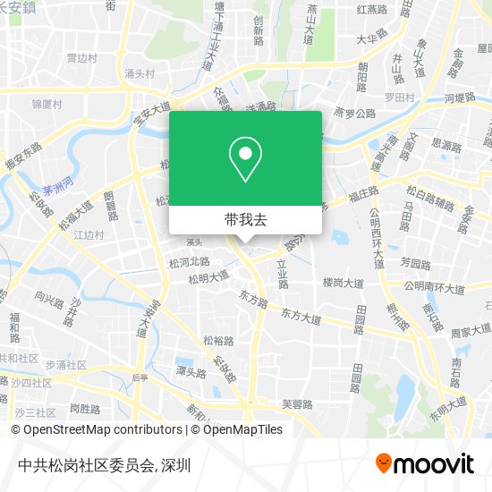 中共松岗社区委员会地图