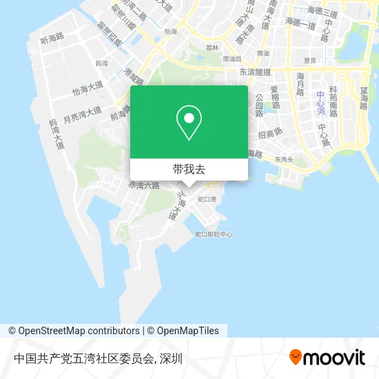 中国共产党五湾社区委员会地图