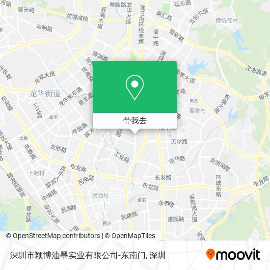 深圳市颖博油墨实业有限公司-东南门地图