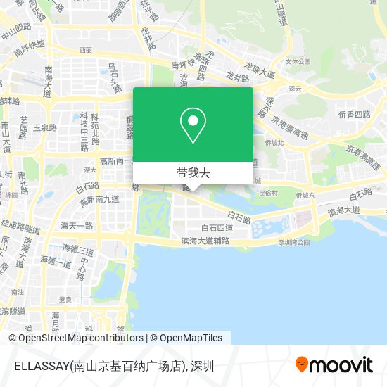 ELLASSAY(南山京基百纳广场店)地图
