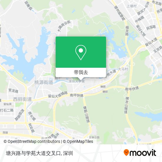 塘兴路与学苑大道交叉口地图