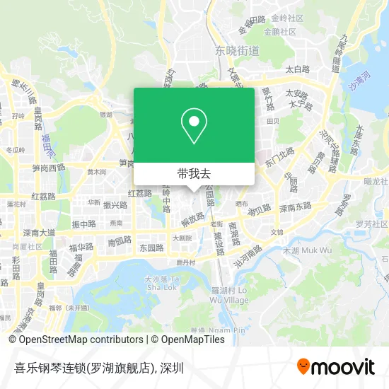 喜乐钢琴连锁(罗湖旗舰店)地图