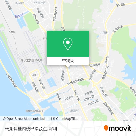 松湖碧桂园楼巴接驳点地图