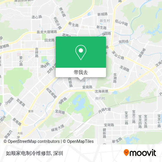 如顺家电制冷维修部地图