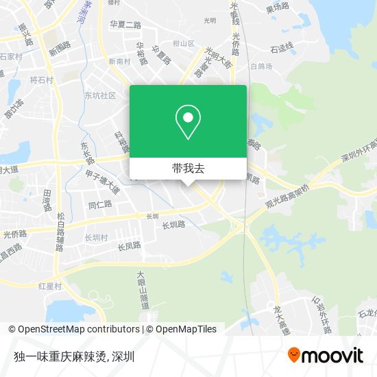 独一味重庆麻辣烫地图